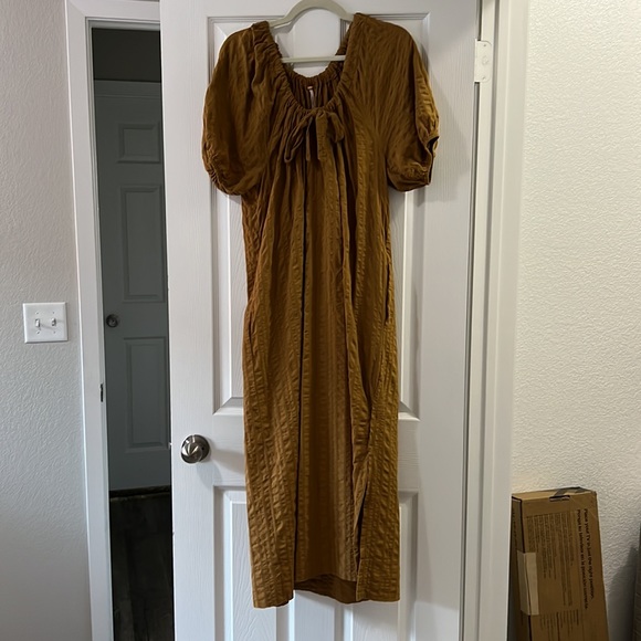 Free people golden maxi dress - Picture 2 of 4
